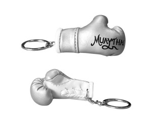 Kanong Muay Thai Nyckelring Boxhandskar : Silver