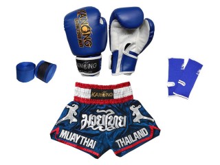 Muay Thai paket för Barn : 133-Blå