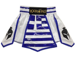 Designa egna Muay Thai Shorts Thaiboxnings Shorts : KNSCUST-1221 Greek